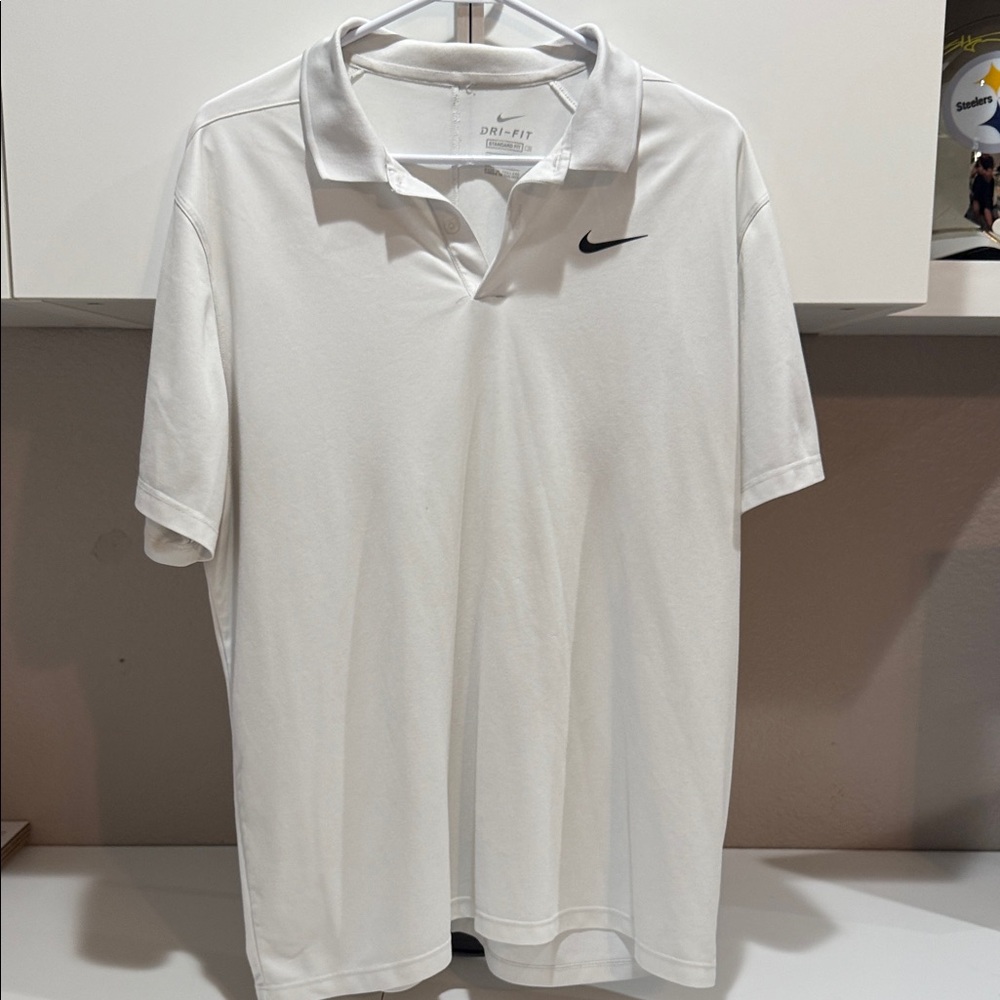 Nike Men's Classic White Polo Shirt
